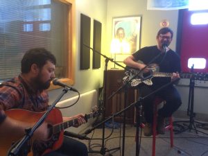 In Studio X: Elroy Meltzer performing during Local Spins on WYCE. (Photo/Local Spins)