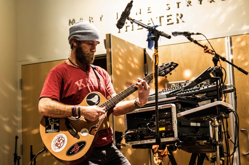 Uplifting Message: Brotha James, aka Jeremy Reisig, uses his live looping to interact with audiences. (Photo/Derek Ketchum)