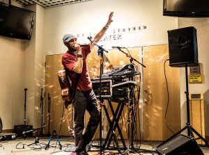 Winning Performance: Brotha James won the play-in contest in the electric category for the Kalamazoo Fretboard Festival. (Photo/Derek Ketchum)