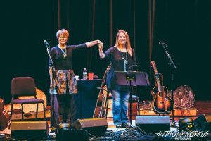 Collaborating With Heroes: In 2013, Colvin played the Forest Hills Fine Arts Center with singer-songwriter Mary Chapin Carpenter. (Photo/Anthony Norkus)