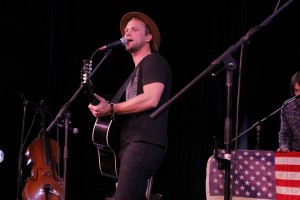 Gospel-Inspired Folk-Pop: Andrew Ripp on stage at Wealthy Theatre. (Photo/Anna Sink)