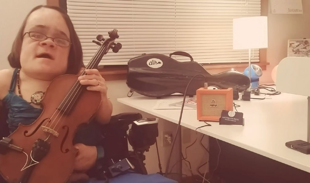 Profoundly Moving: Gaelynn Lea won the Tiny Desk Concerts contest with her song, "Someday We'll Linger in the Sun." 