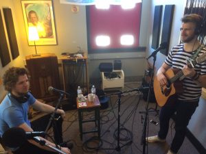 In Studio X: Andy and Dave Zagar performed during Local Spins on WYCE. 