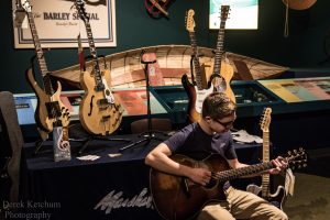 Guitar Paradise: Instrument devotees young and old got a chance to check out gems by a host of vendors. (Photo/Derek Ketchum)
